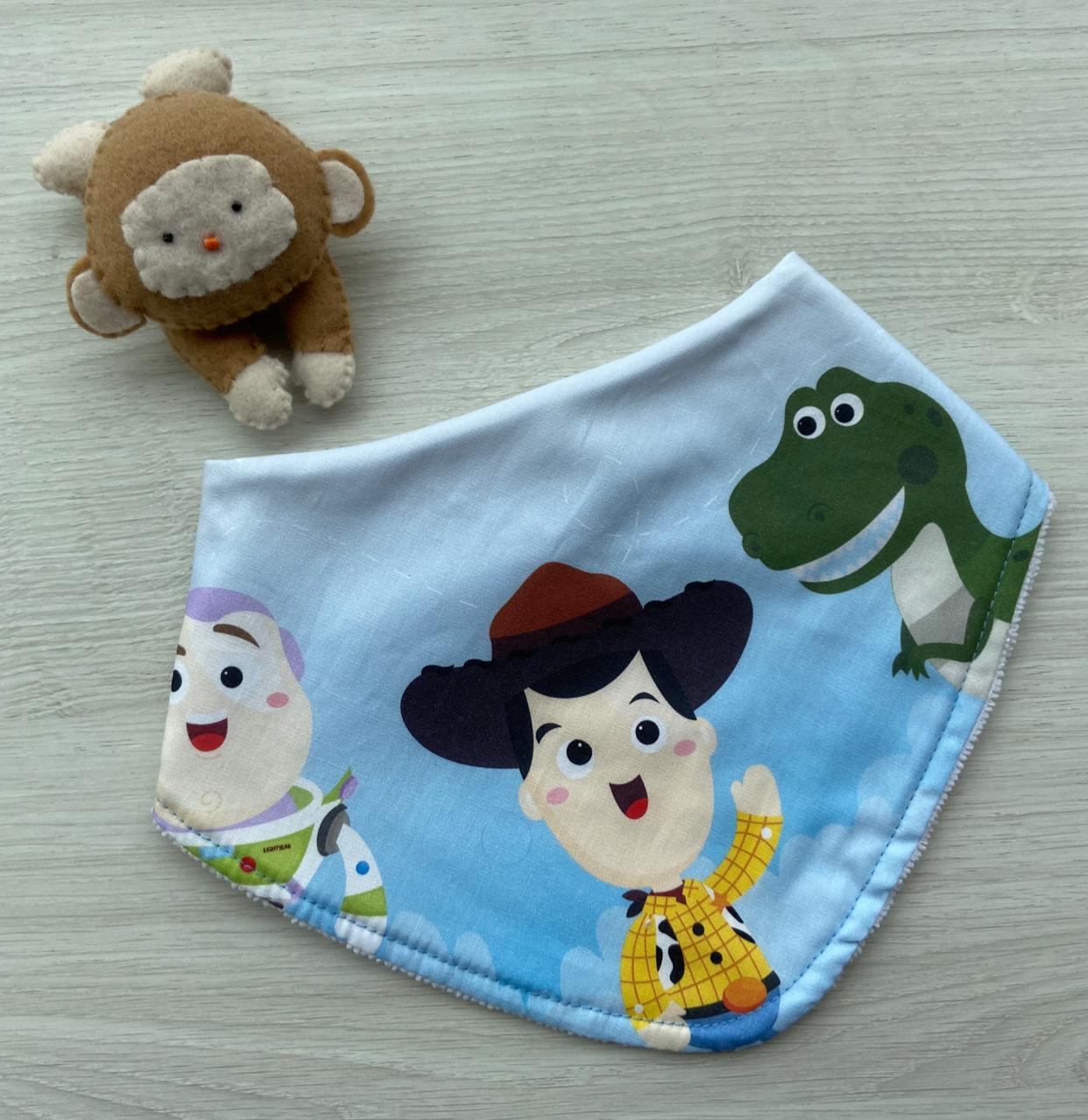 Babador Bandana Toy Story Piticos Ateliê